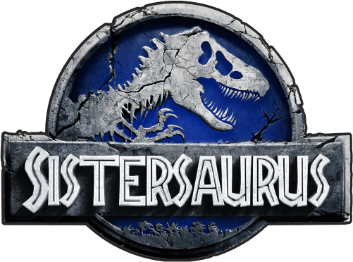 (244-07-C15-4) Blue Stone Jurassic Family Dinosaur Custom