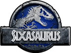 (244-07-C15-4) Blue Stone Jurassic Family Dinosaur Custom