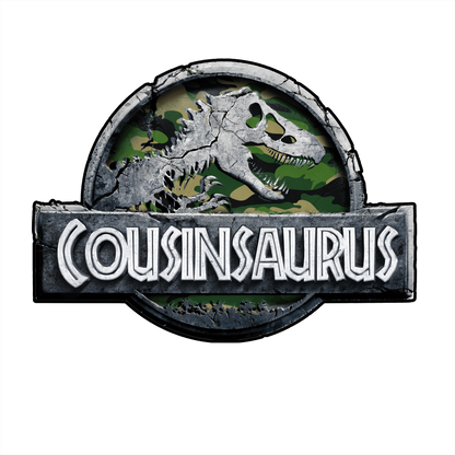 (s244-C15-5) Camo Family Dinosaur