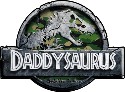 (s244-C15-5) Camo Stone Jurassic Family Dinosaur Collection Custom Text