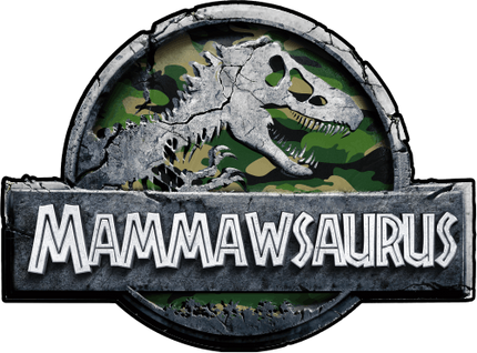 (244-07-C15-5) Camo Stone Jurassic Family Dinosaur Custom