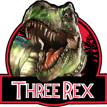 (244-07-C16) Dinosaur T Rex Tyrannosaurus Family Custom Text