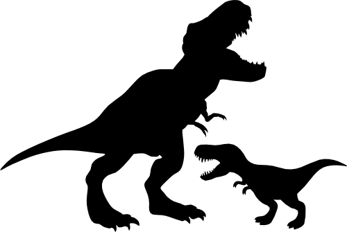 (s244-1-3N) Adult Dinosaur 1 Baby