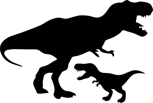 (244-01-3J) T-Rex Dinosaur Family