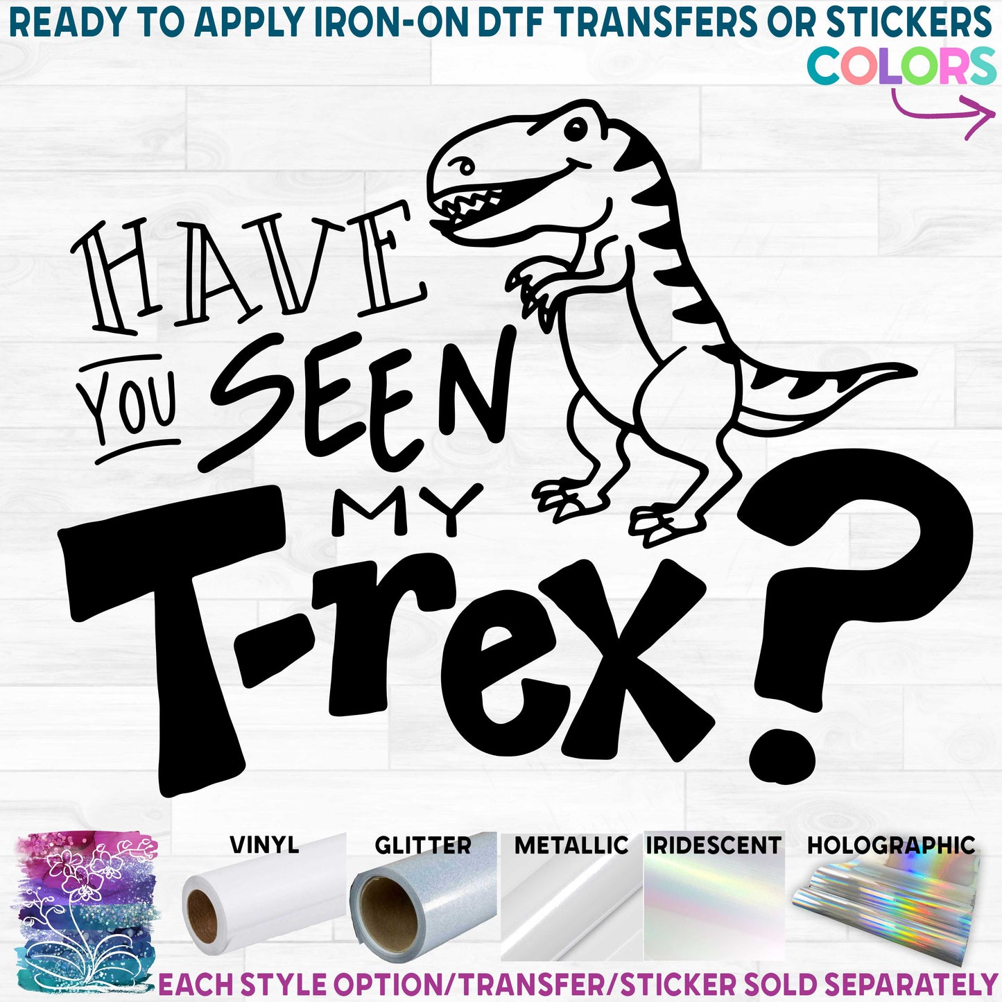 (s244-5B) Have You Seen My T-Rex Dinosaur