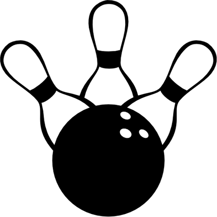 (s248-1-B) Bowling Ball Pins