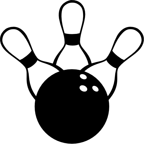(s248-1-B) Bowling Ball Pins