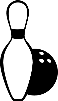 (s248-1-C) Bowling Ball Pins