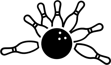 (s248-1-J) Bowling Ball Pins