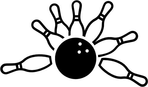(s248-1-J) Bowling Ball Pins
