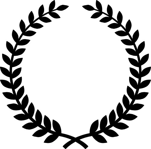 (250-01-B) Laurel Wreath Frame