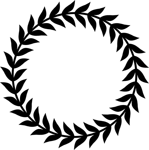 (250-01-D) Laurel Wreath Frame