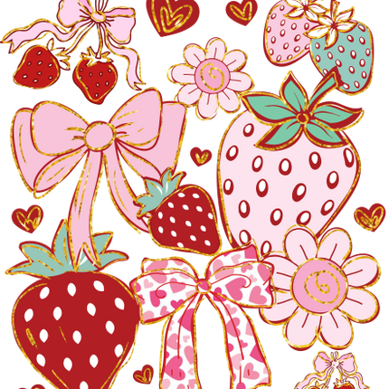 (s253-4-3U) Strawberry Coquette