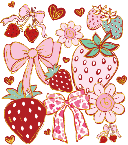 (s253-4-3U) Strawberry Coquette
