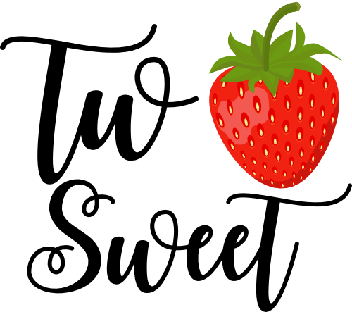 (s253-5B) Two Sweet Strawberry