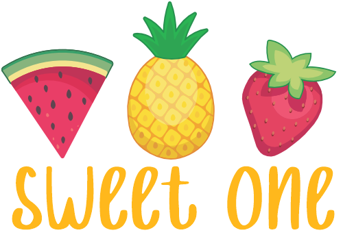 (s253-5A) Strawberry Watermelon Pineapple Sweet One