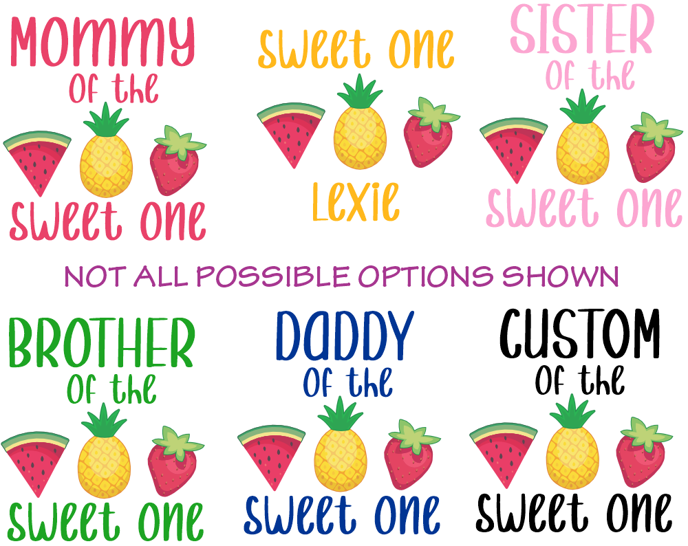 (s253-5A) Strawberry Watermelon Pineapple Sweet One