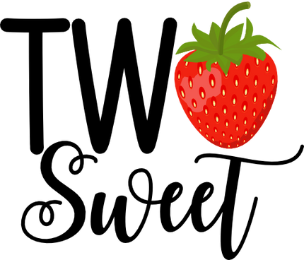 (s253-5C) Two Sweet Strawberry