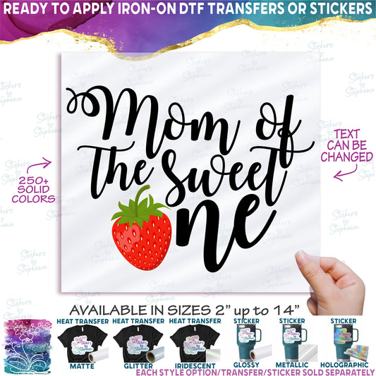 (s253-5B) Strawberry Family of the Sweet One Custom Text