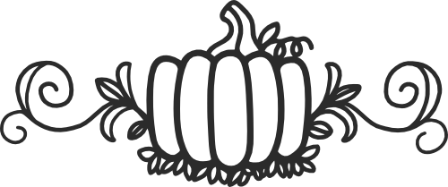 (s253-1D) Fancy Pumpkin