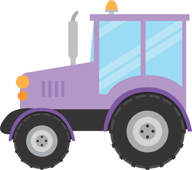 (259-01-2U) Purple Tractor