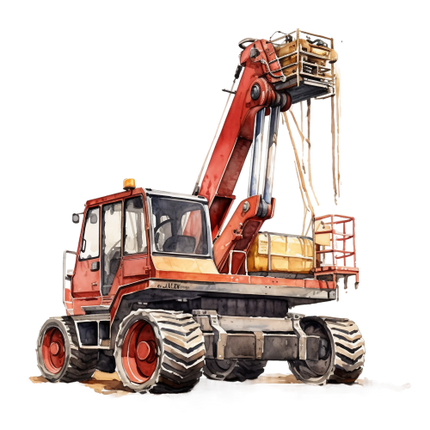 (259-01-2V) Watercolor Construction