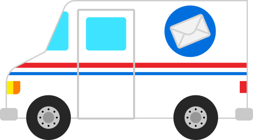 (259-03-2B) Mail Postal Truck