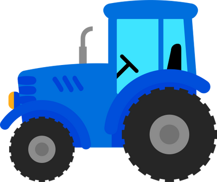 (259-01-2U) Blue Tractor