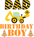 (259-02-A) Yellow Construction Family Custom Text