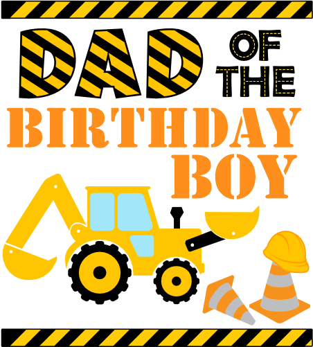(s259-2B) Construction Family Custom Text