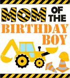 (259-02-B) Yellow Construction Family Custom Text