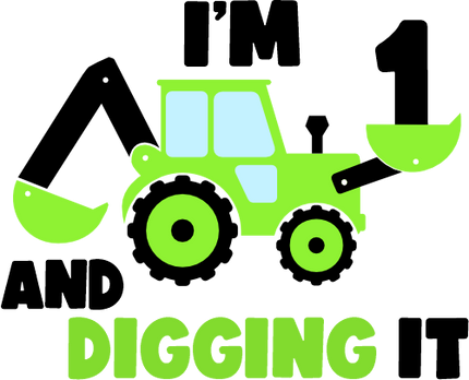 (259-02-D) Green Construction I'm 1, 2, 3 and Digging It