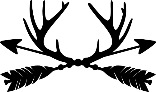 (s026-1-R) Deer Antlers Arrows