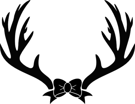 (s026-2-A) Deer Antlers Bow