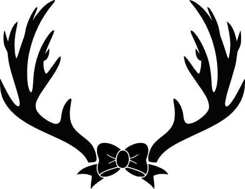 (s026-2-A) Deer Antlers Bow