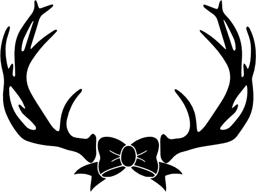 (s026-2-B) Deer Antlers Bow