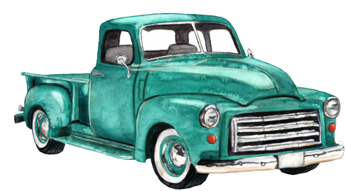 (260-1-A) Vintage Truck