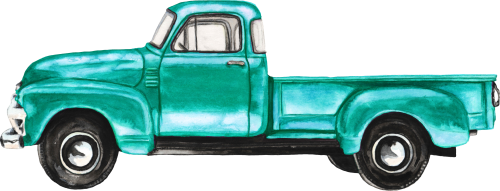 (260-1-B) Vintage Truck
