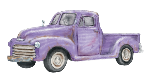 (260-3) Vintage Truck
