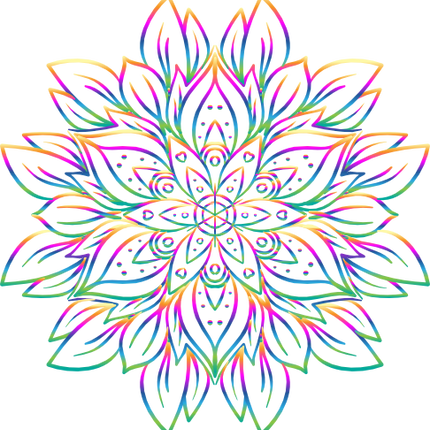 (263-01-D2) Mandala Lace Flower