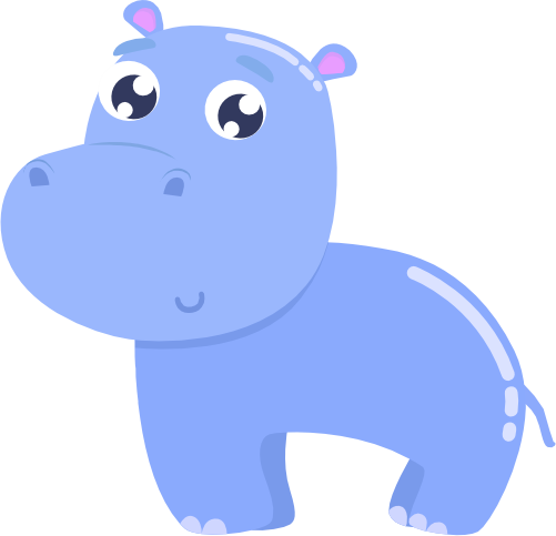 (s265-2C) Baby Hippo