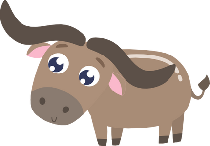 (s265-2D) Water Buffalo