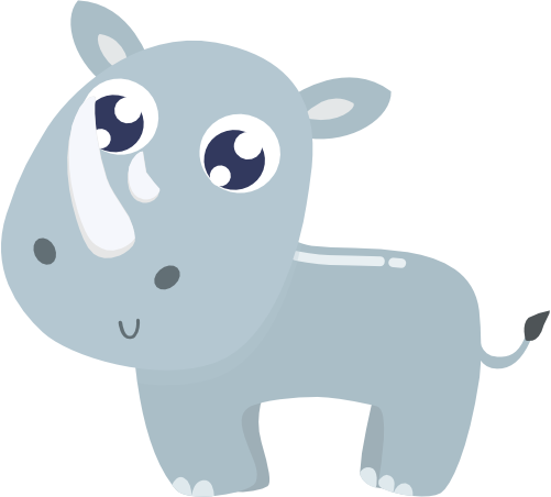 (s265-2I) Baby Rhino