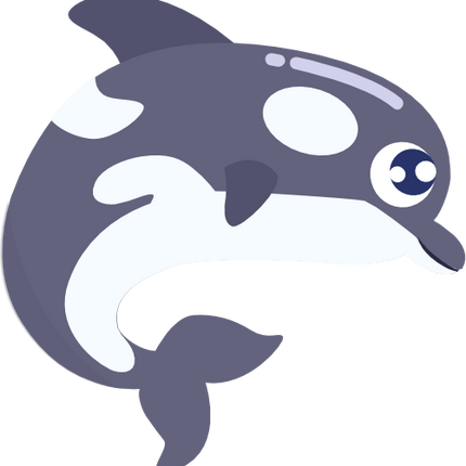 (s265-1L) Orca Killer Whale