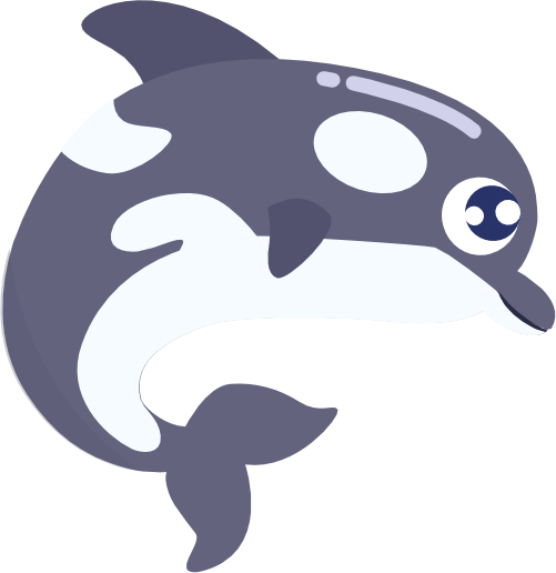 (s265-1L) Orca Killer Whale