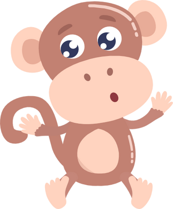 (s265-2O) Baby Monkey