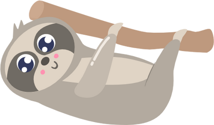 (s265-2Q) Hanging Sloth