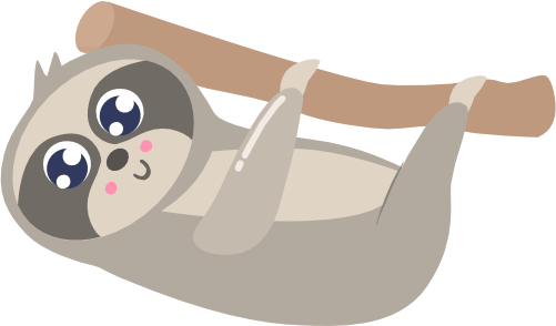 (s265-2Q) Hanging Sloth