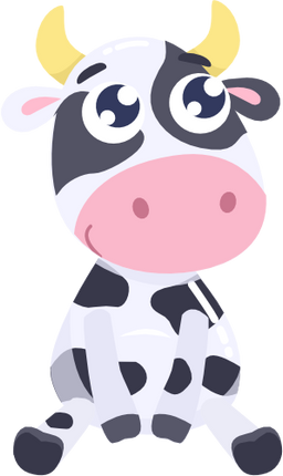 (s265-1-X) Cow