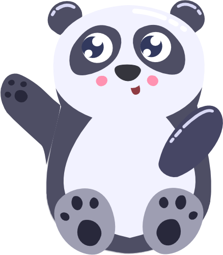 (s265-2X) Baby Panda